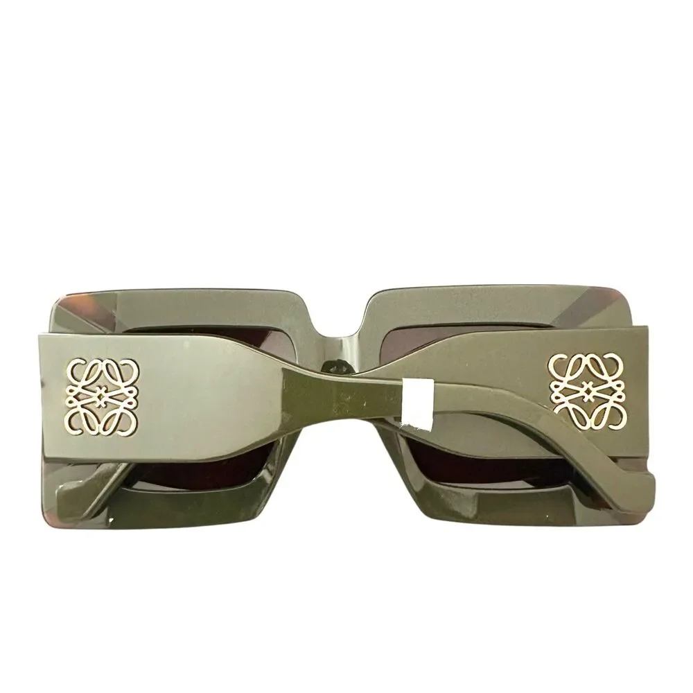LOEWE Anagram‎ Square Sunglasses w Case NEW NWOT